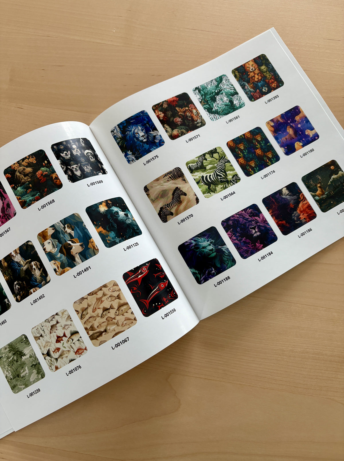 Distinctive Lining Printed Book