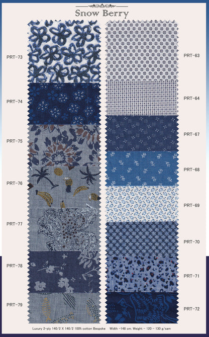 Snow Berry Shirt Bespoke No.3