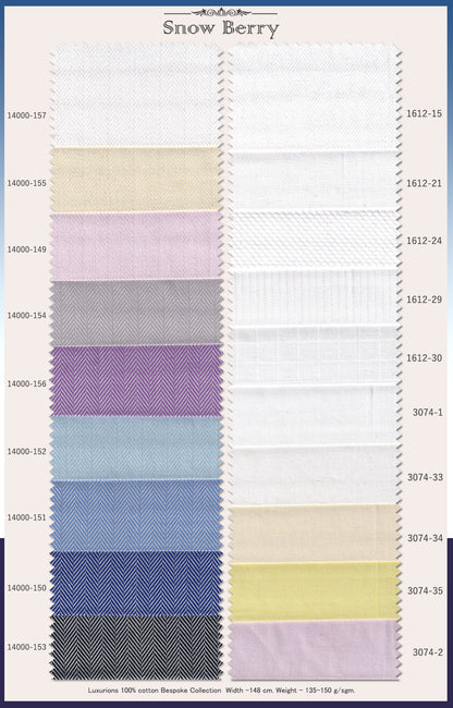 Snow Berry Shirt Bespoke No.5