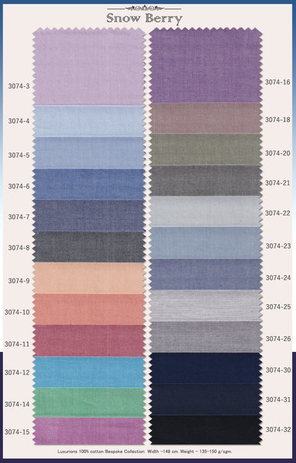 Snow Berry Shirt Bespoke No.5