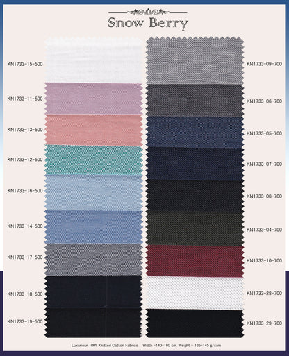 Snow Berry Shirt Bespoke No.7