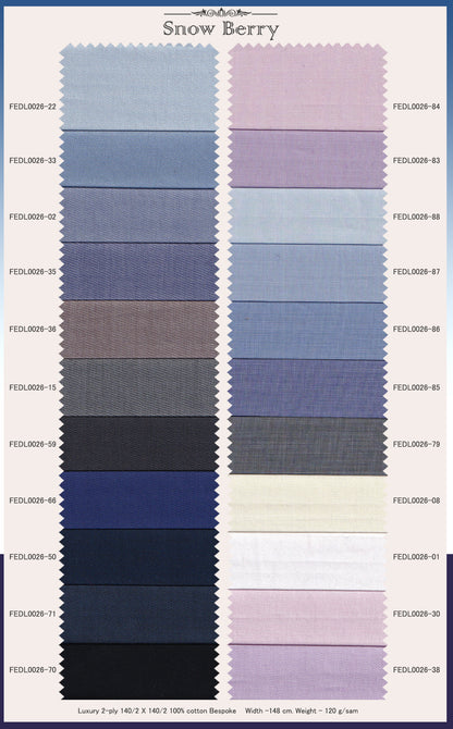 Snow Berry Shirt Bespoke No.1