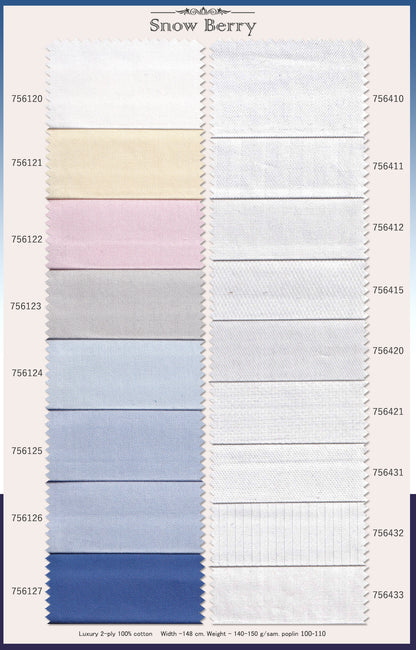 Snow Berry Shirt Bespoke No.4