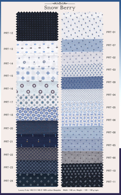 Snow Berry Shirt Bespoke No.3