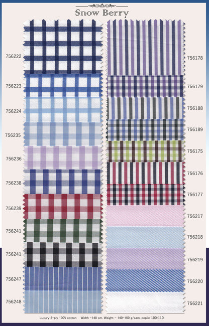 Snow Berry Shirt Bespoke No.4