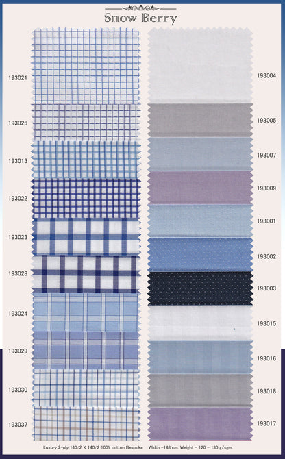 Snow Berry Shirt Bespoke No.3