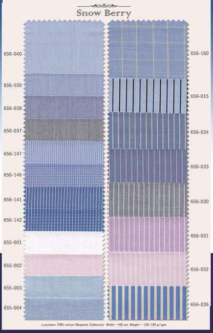 Snow Berry Shirt Bespoke No.5