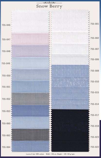 Snow Berry Shirt Bespoke No.4