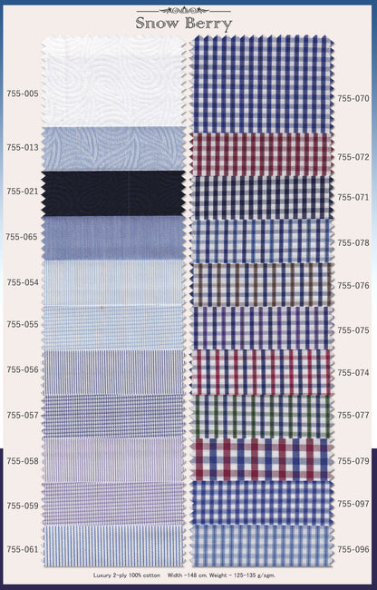 Snow Berry Shirt Bespoke No.4