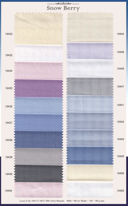 Snow Berry Shirt Bespoke No.3