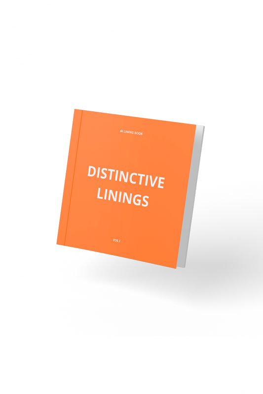 Distinctive Lining Printed Book
